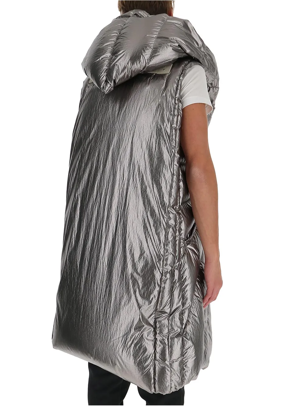 Moncler   Rick Owens Sleeveless Long Down Coat