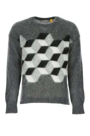 Moncler X Fragment Hiroshi Fujiwara Geometric Motif Sweater