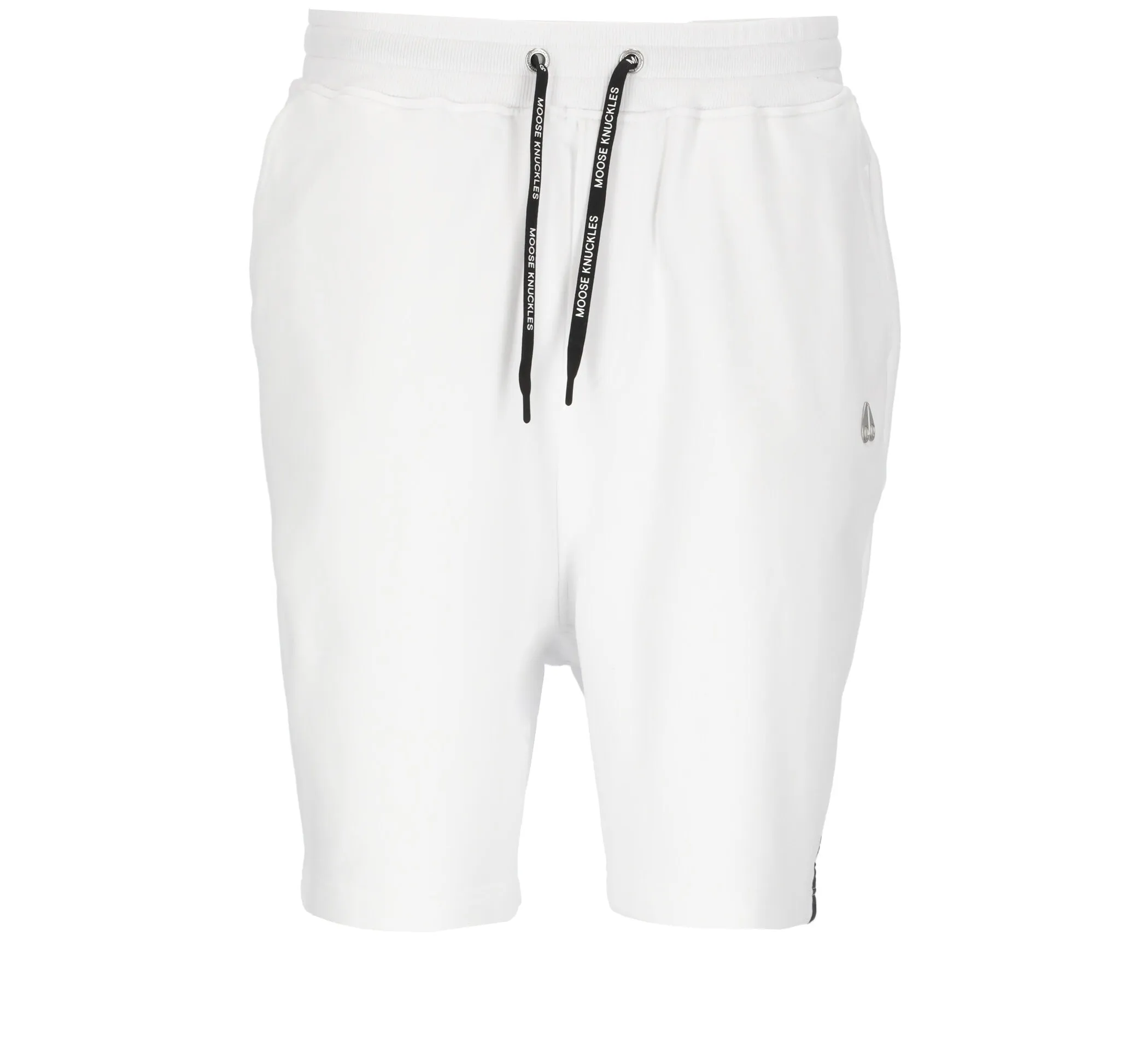 Moose Knuckles Logo Plaque Drawstring Shorts