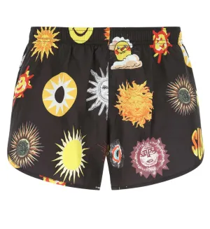 Moschino Allover Graphic Print Swim Shorts