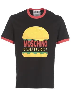 Moschino Graphic Printed Crewneck T-Shirt