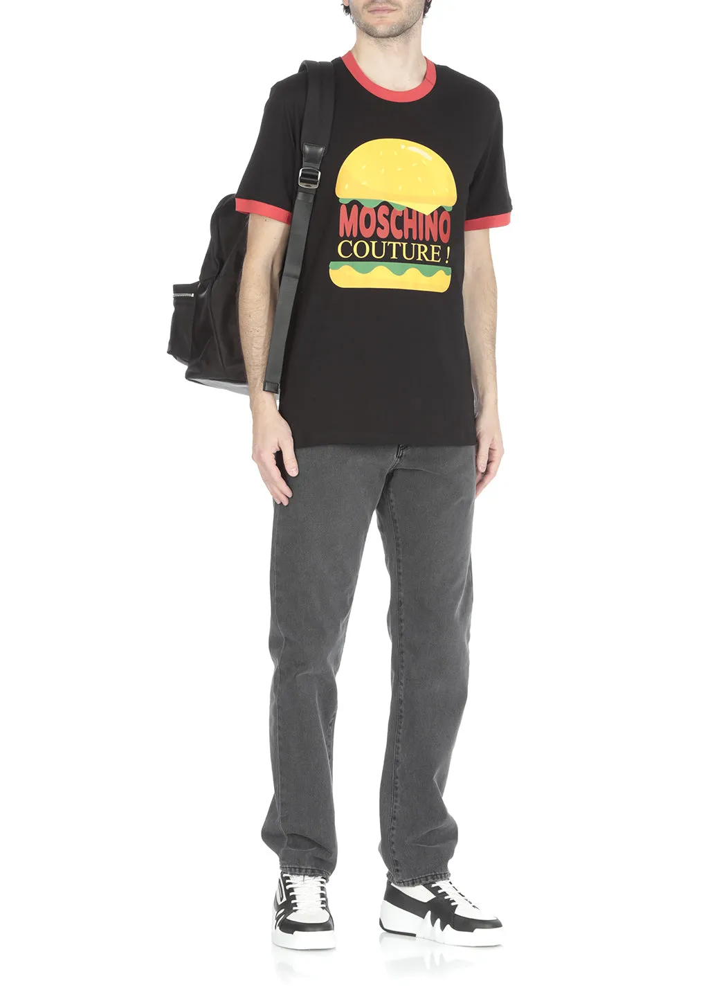 Moschino Graphic Printed Crewneck T-Shirt