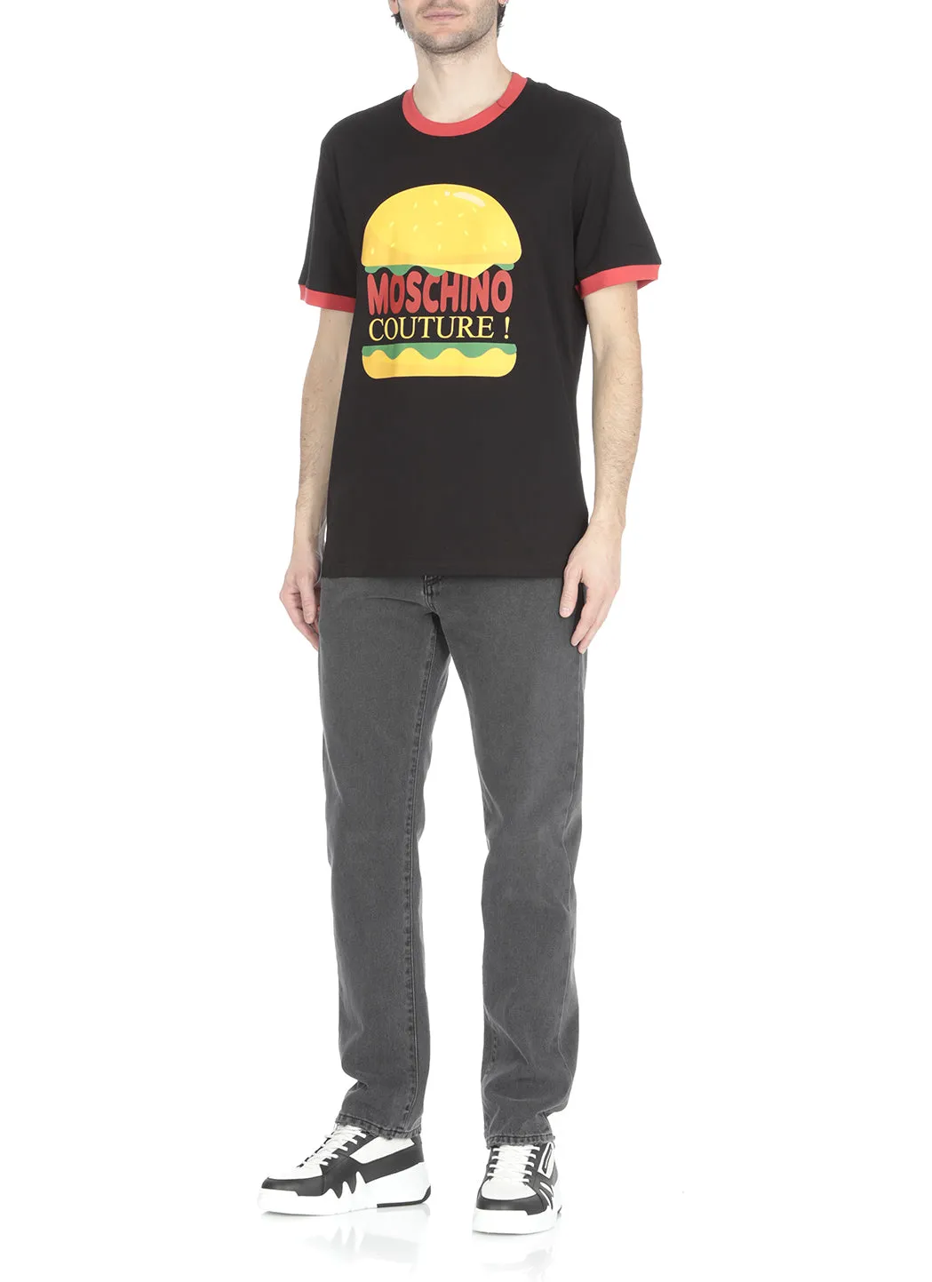 Moschino Graphic Printed Crewneck T-Shirt