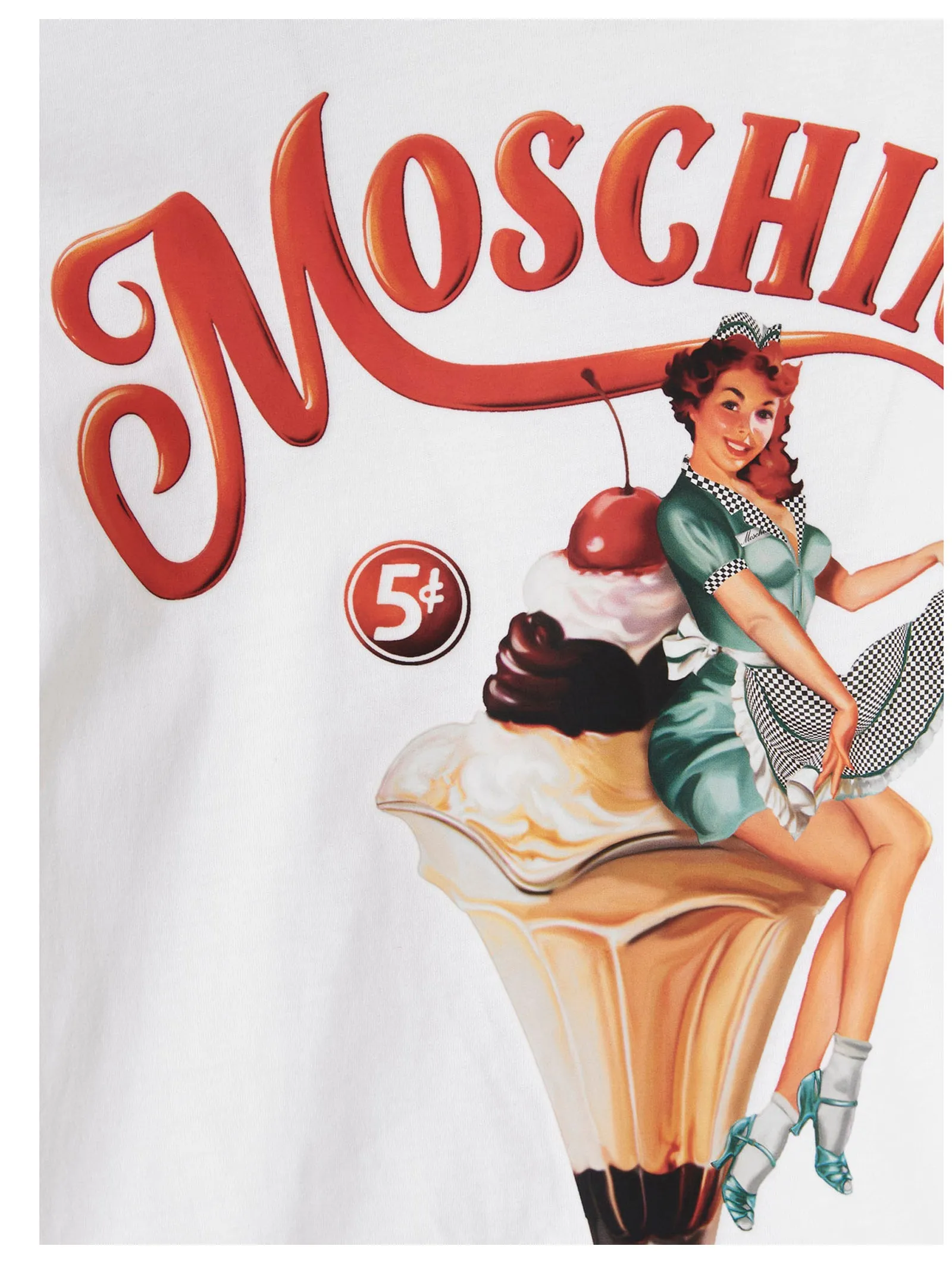 Moschino Ice Cream Jersey T-Shirt