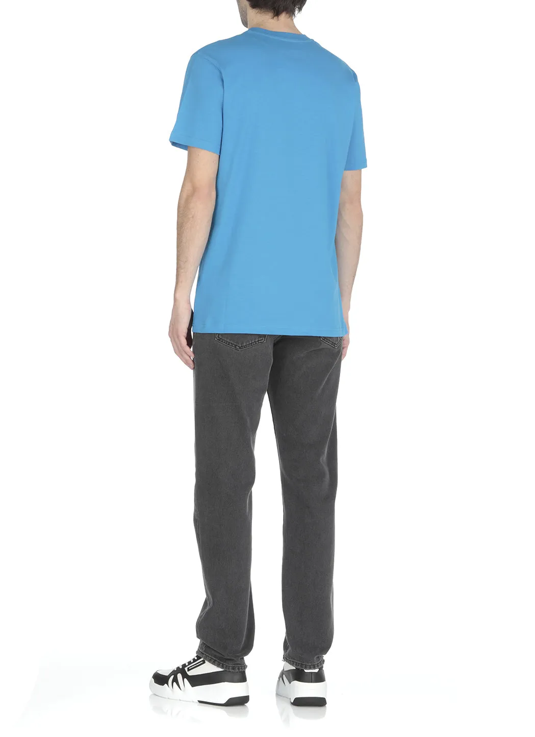 Moschino Logo Printed Crewneck T-Shirt