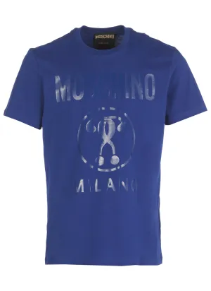 Moschino Logo Printed Crewneck T-Shirt