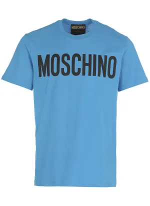 Moschino Logo Printed Crewneck T-Shirt
