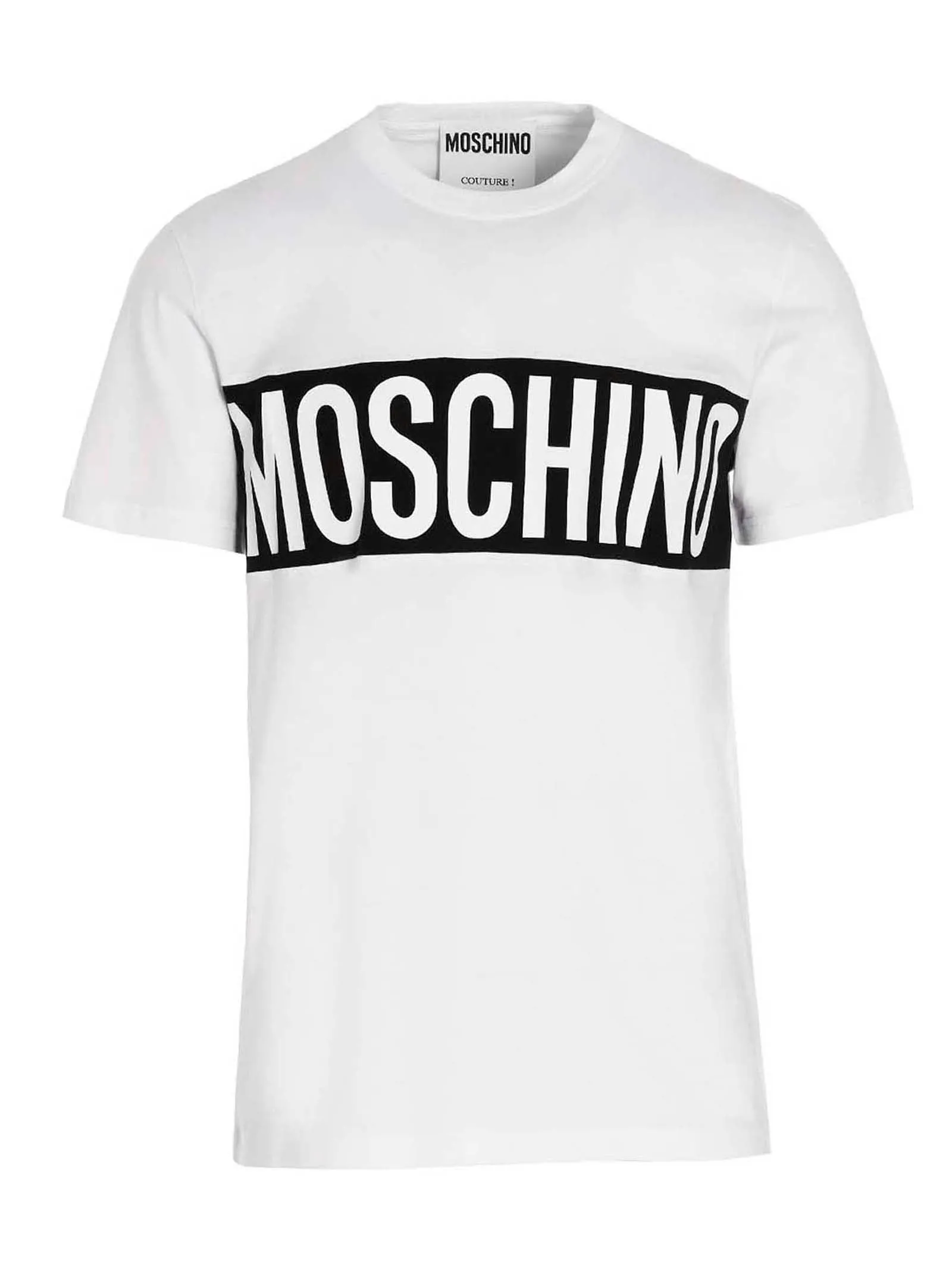 Moschino Logo Printed Crewneck T-Shirt