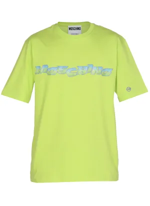 Moschino Logo Printed Crewneck T-Shirt