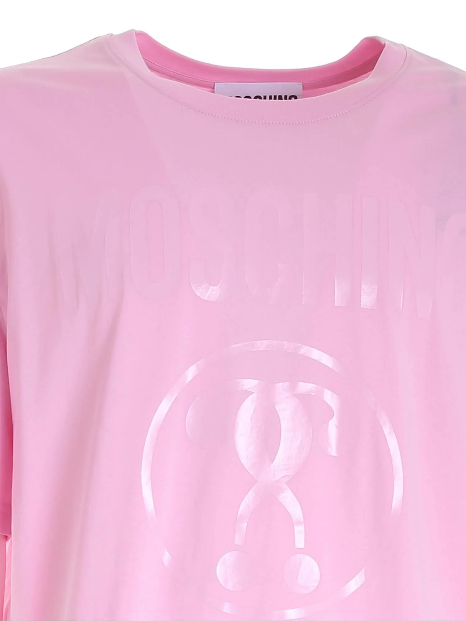 Moschino Logo Printed Crewneck T-Shirt