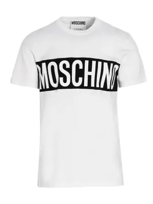 Moschino Logo Printed Crewneck T-Shirt