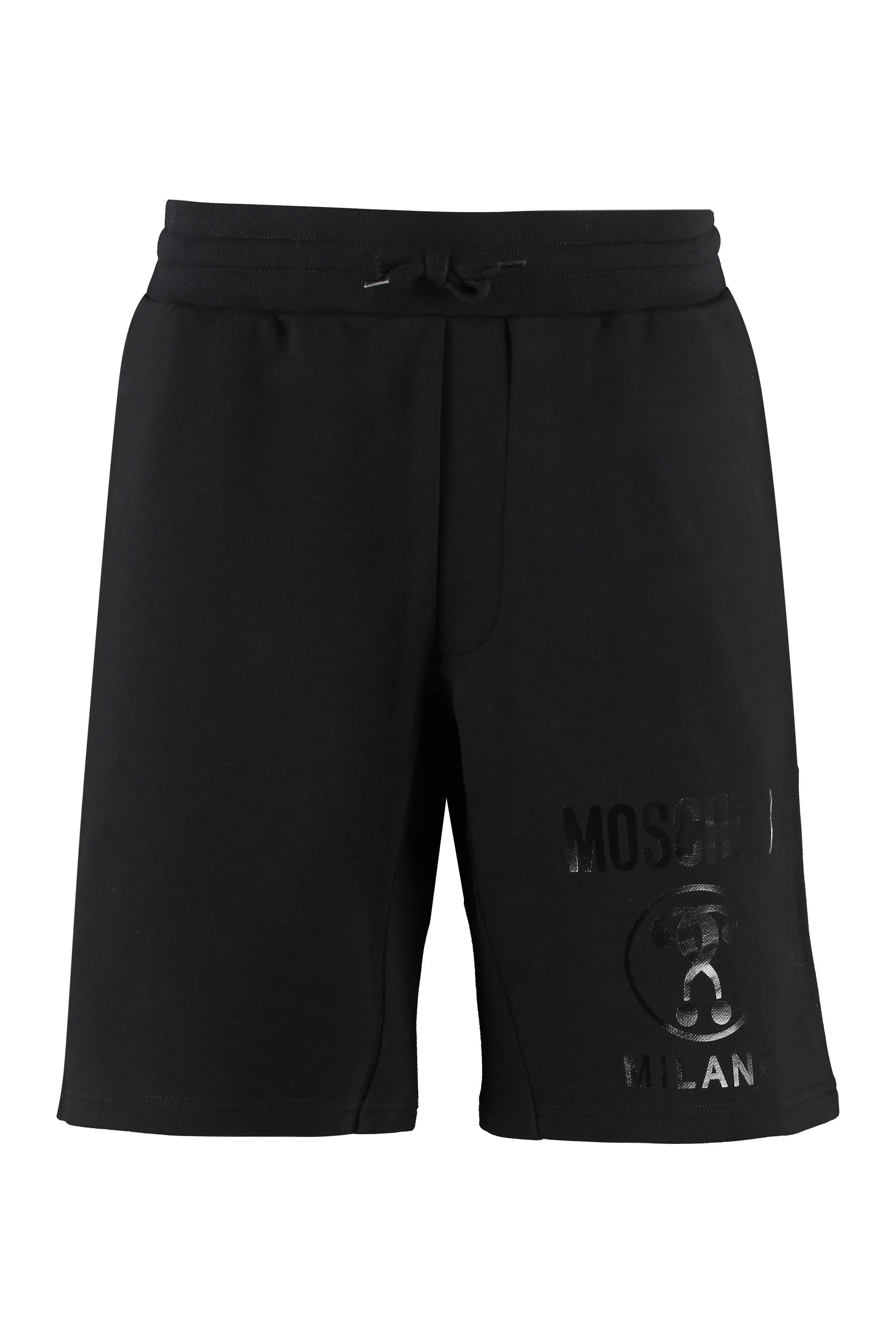Moschino Logo Printed Drawstring Track Shorts