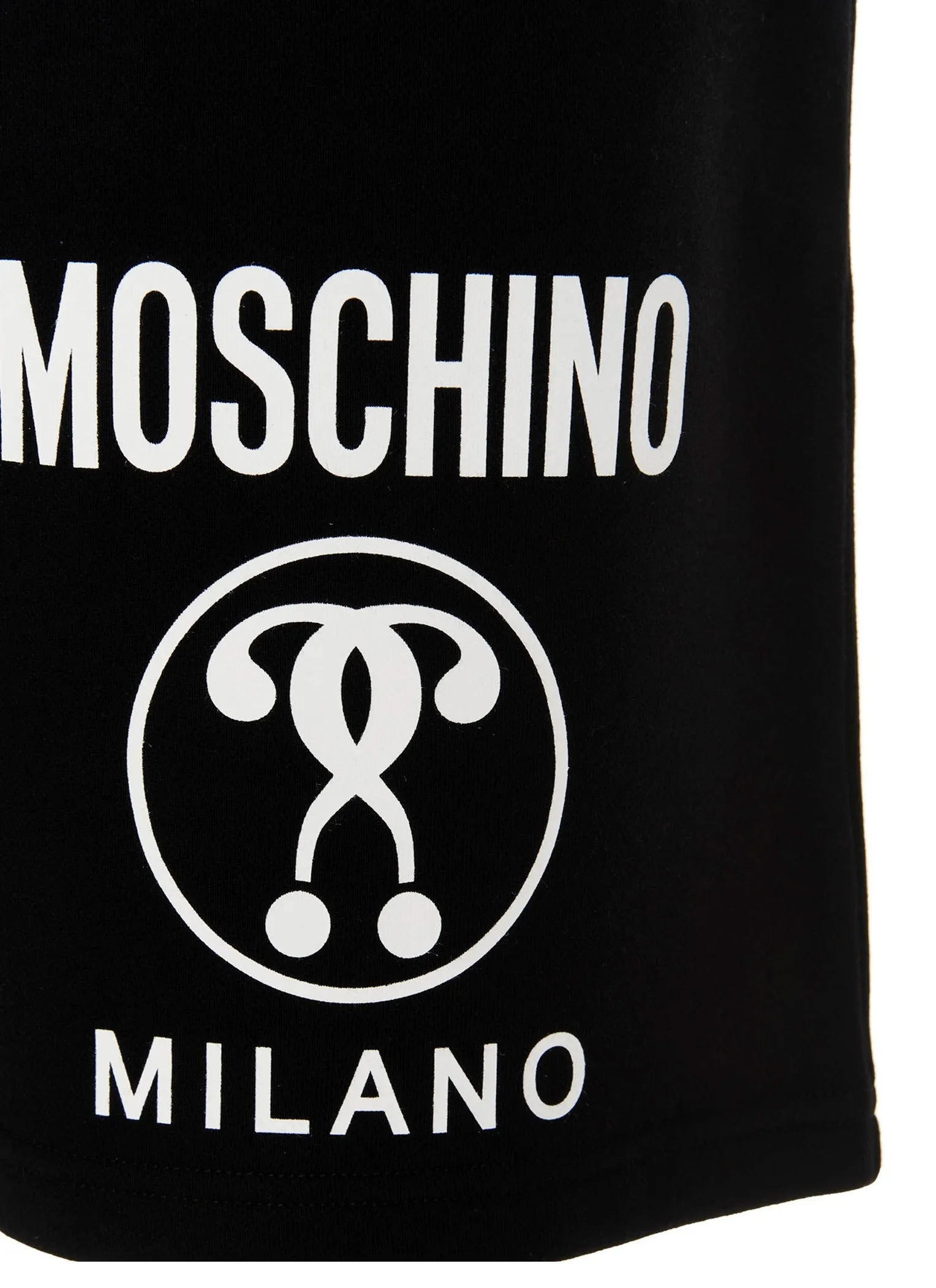 Moschino Logo Printed Drawstring Track Shorts
