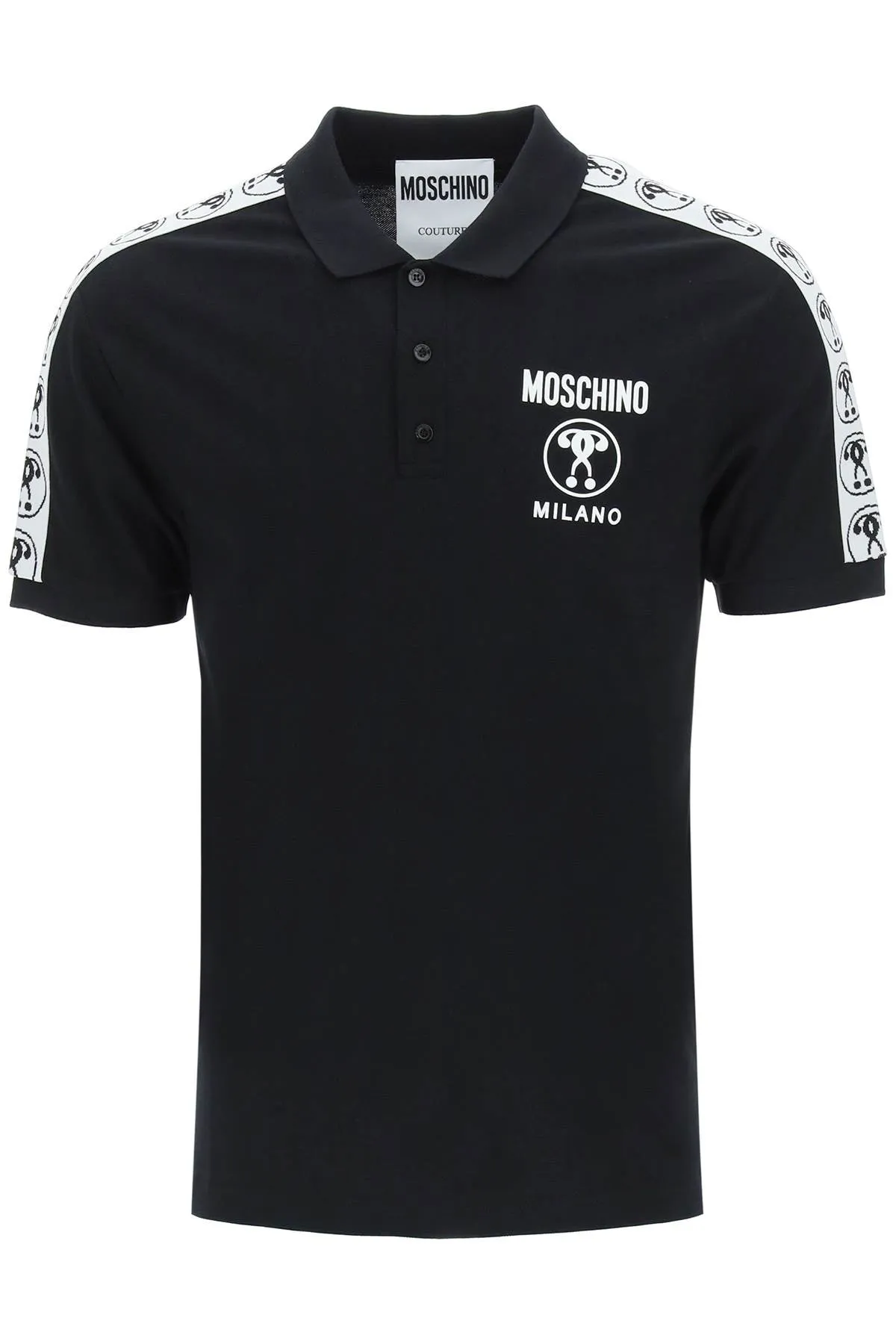 Moschino Logo Printed Short-Sleeved Polo Shirt