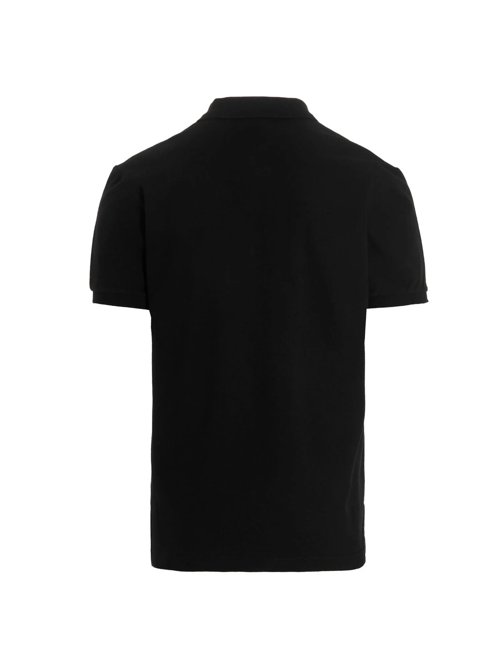 Moschino Logo Printed Straight Hem Polo Shirt