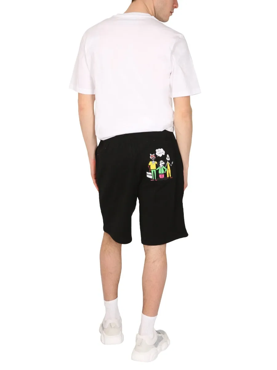Moschino Printed Bermuda Shorts
