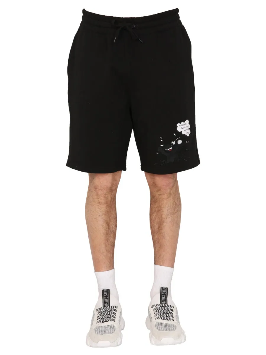 Moschino Printed Bermuda Shorts