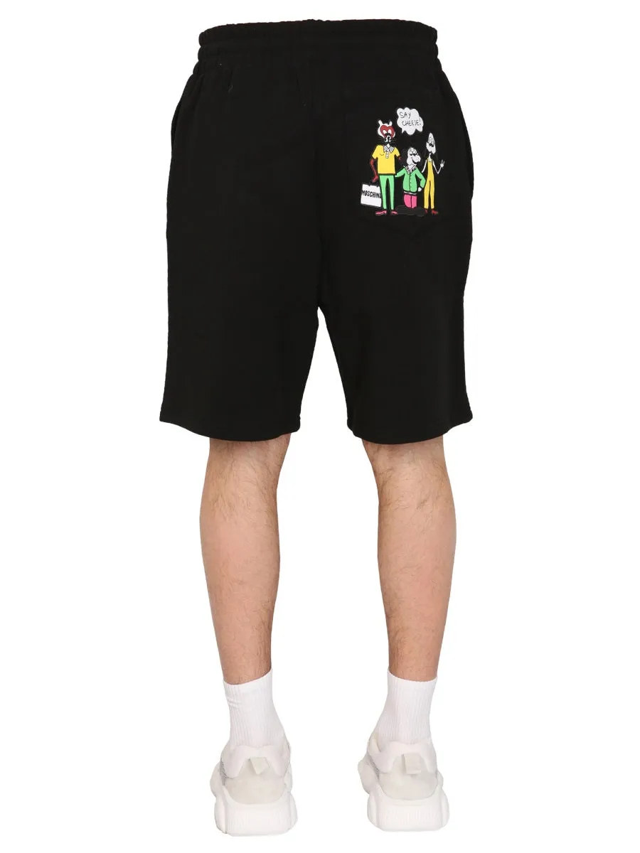 Moschino Printed Bermuda Shorts