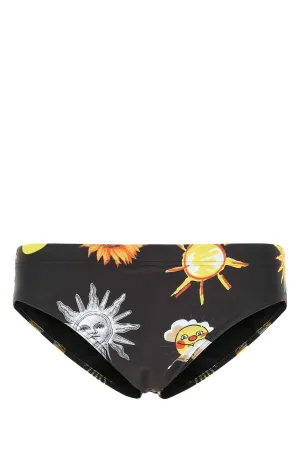 Moschino Sun Print Swim Briefs