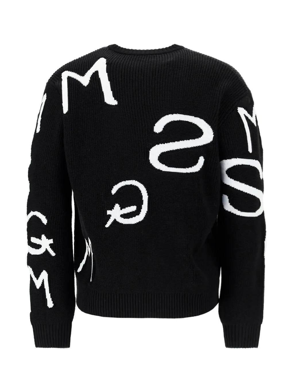 MSGM Allover Logo Knitted Jumper