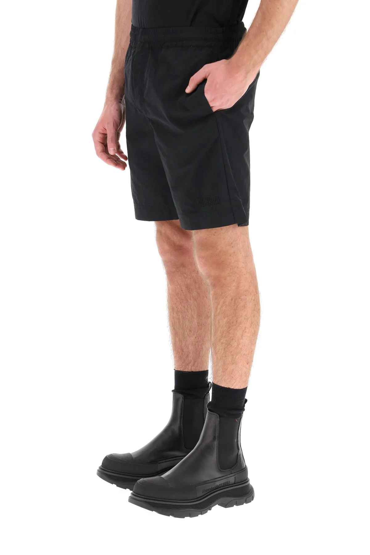 MSGM Elasticated Waist Shorts