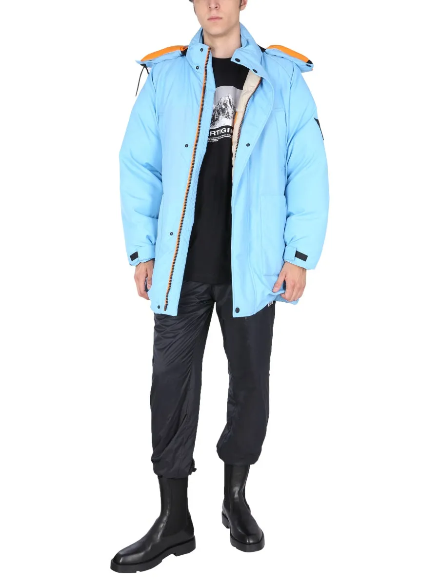 MSGM Hooded Reversible Down Jacket