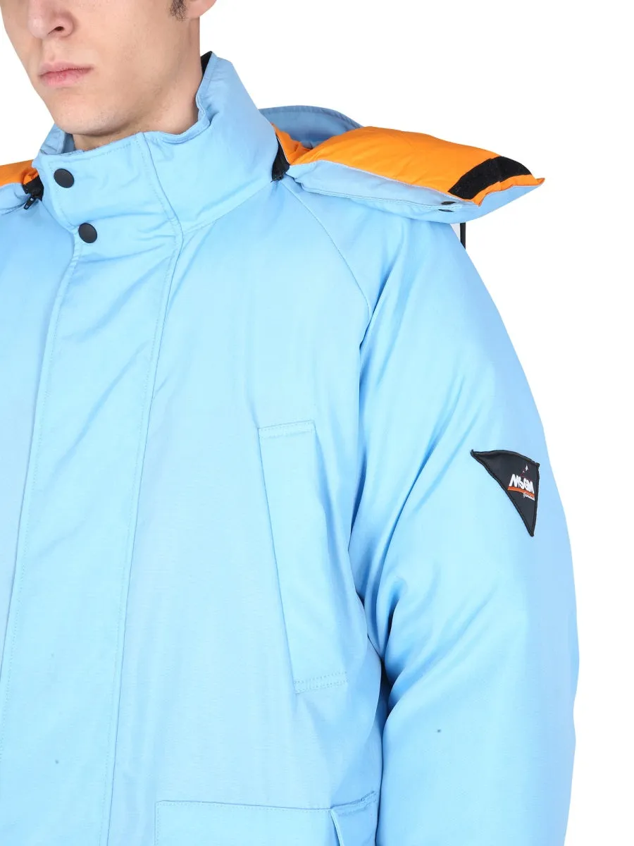 MSGM Hooded Reversible Down Jacket