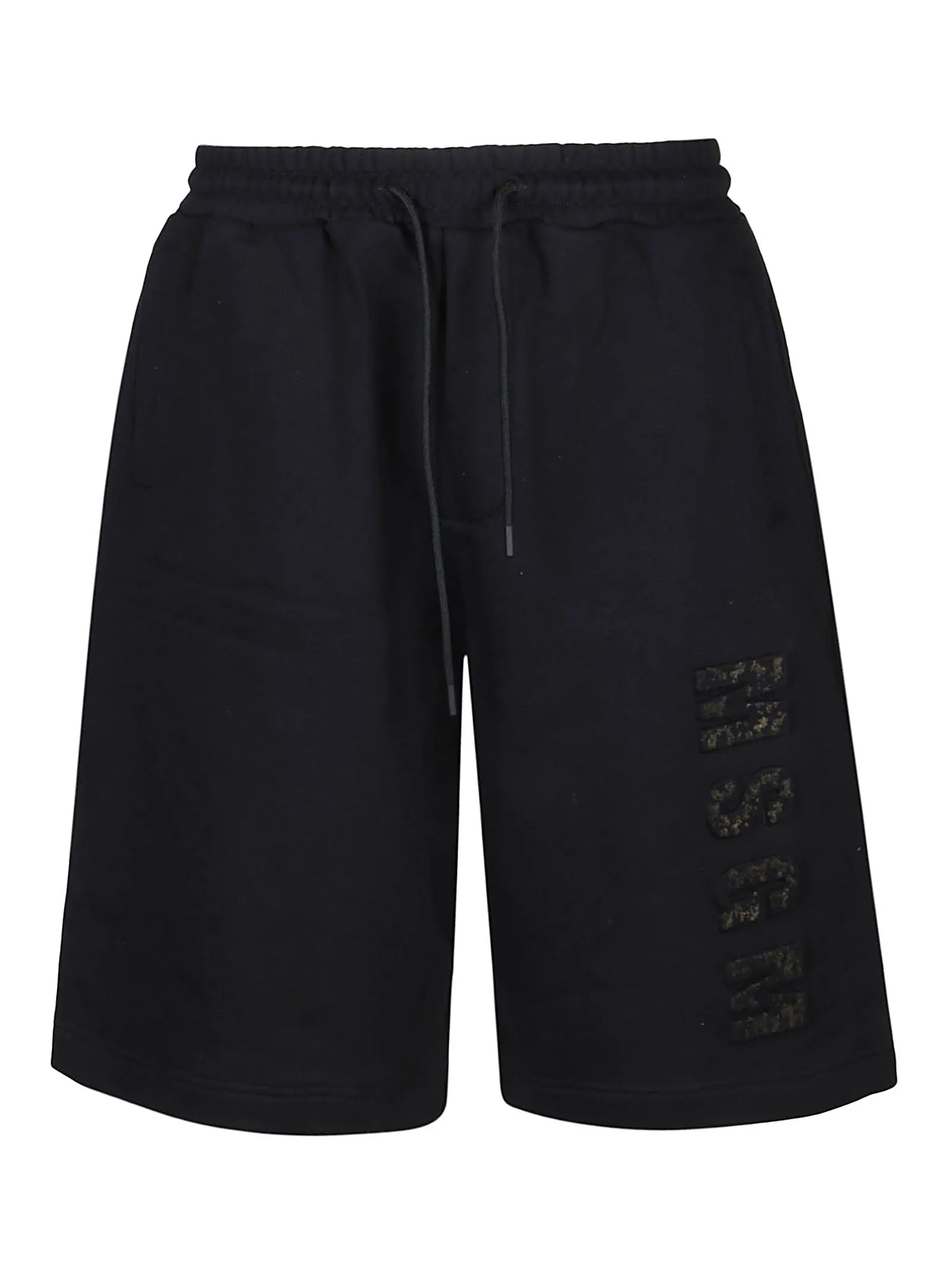MSGM Logo Embossed Drawstring Track Shorts