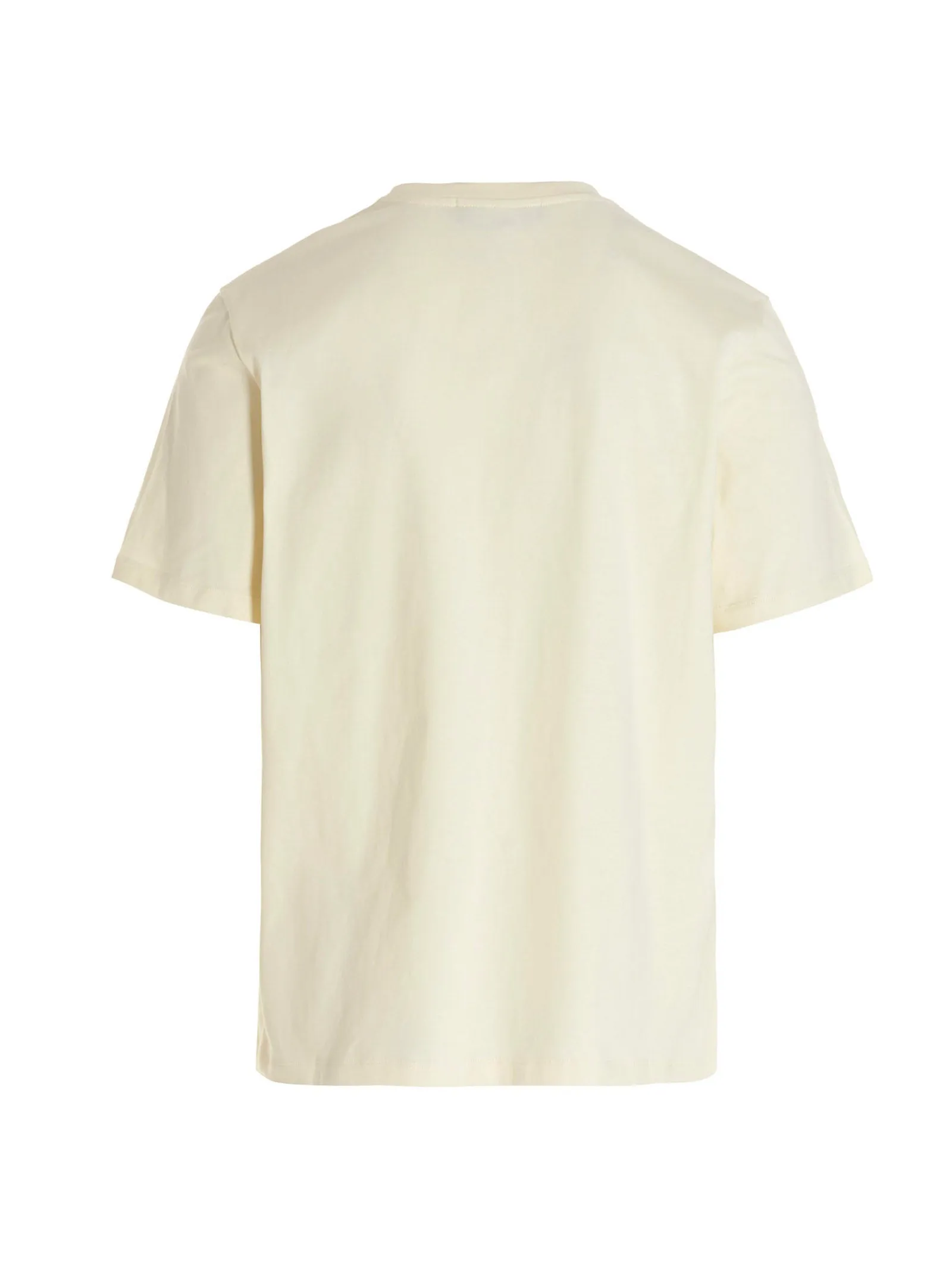 MSGM Logo Embroidered Crewneck T-Shirt