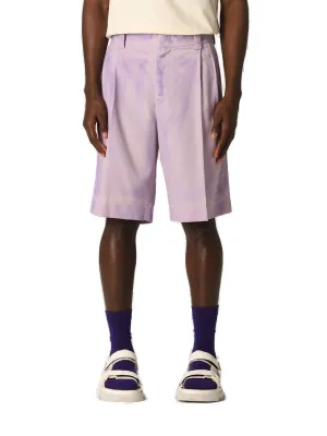 MSGM Mid-Rise Bermuda Shorts