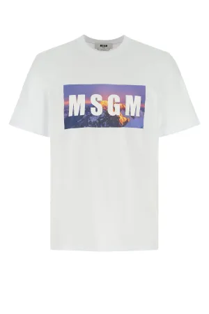 MSGM Sunset Print T-Shirt