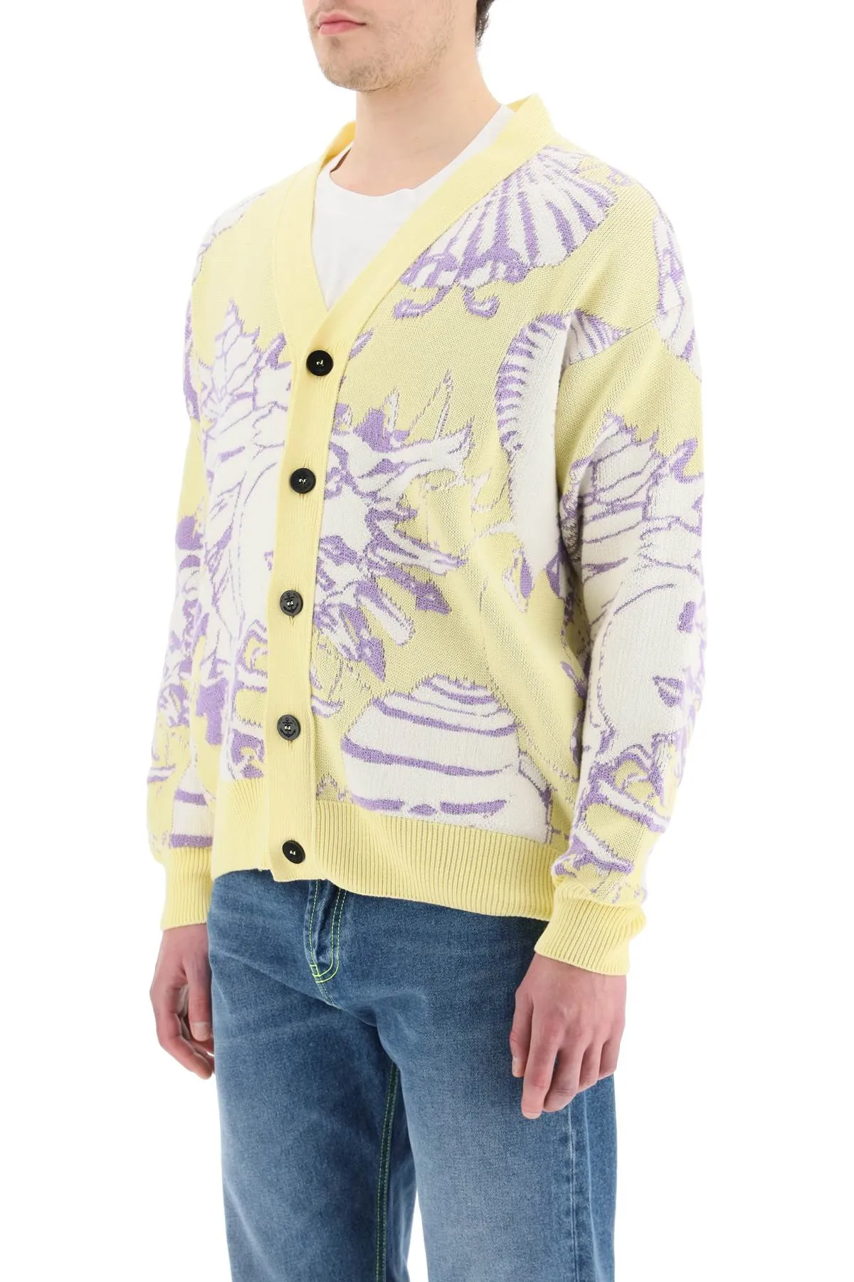 MSGM V-Neck Knitted Cardigan