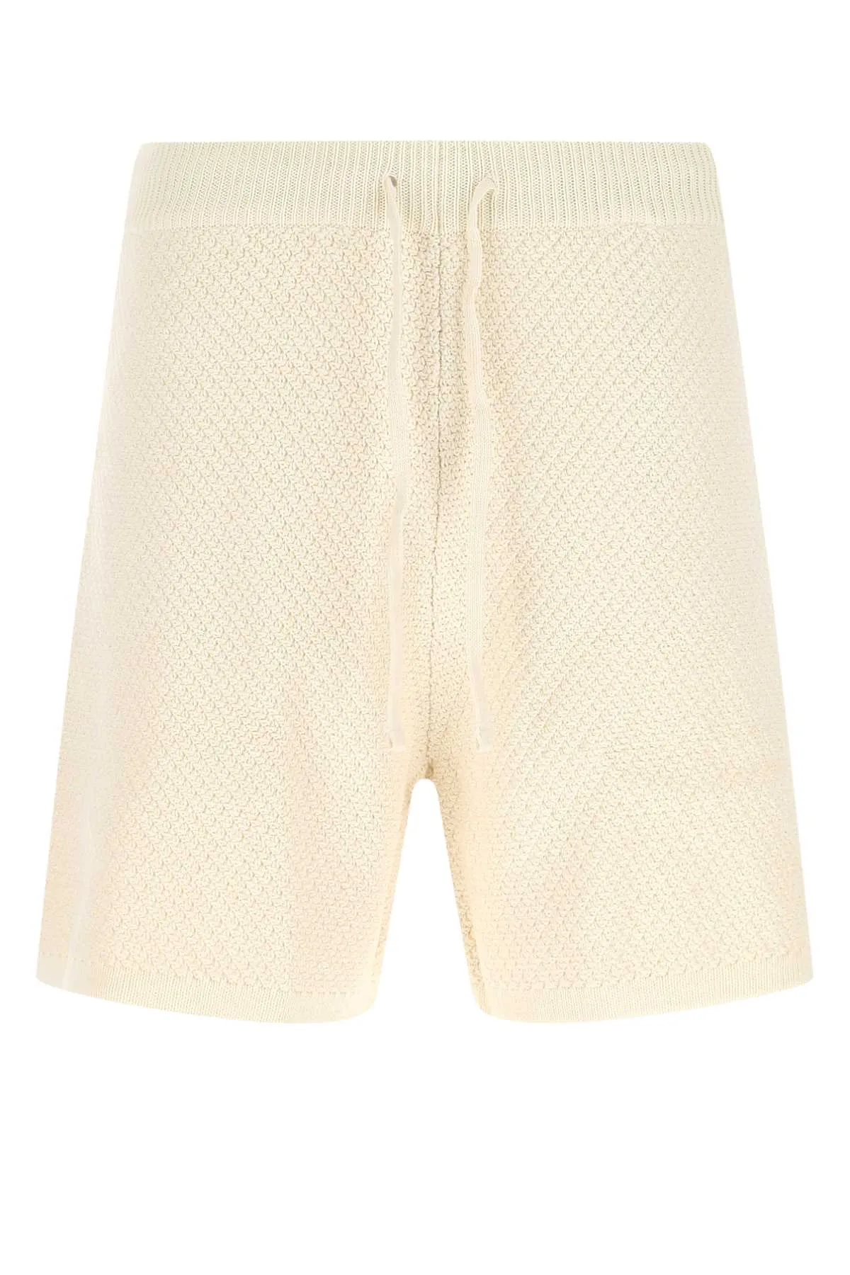 Nanushka Drawstring Knee-Length Knit Shorts