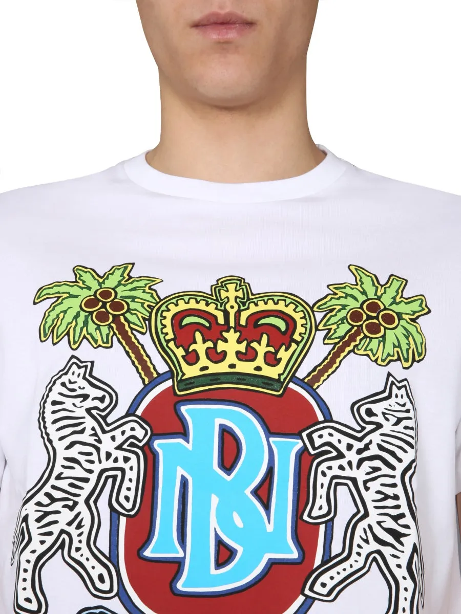 Neil Barrett Coat Of Arms Graphic Print T-Shirt