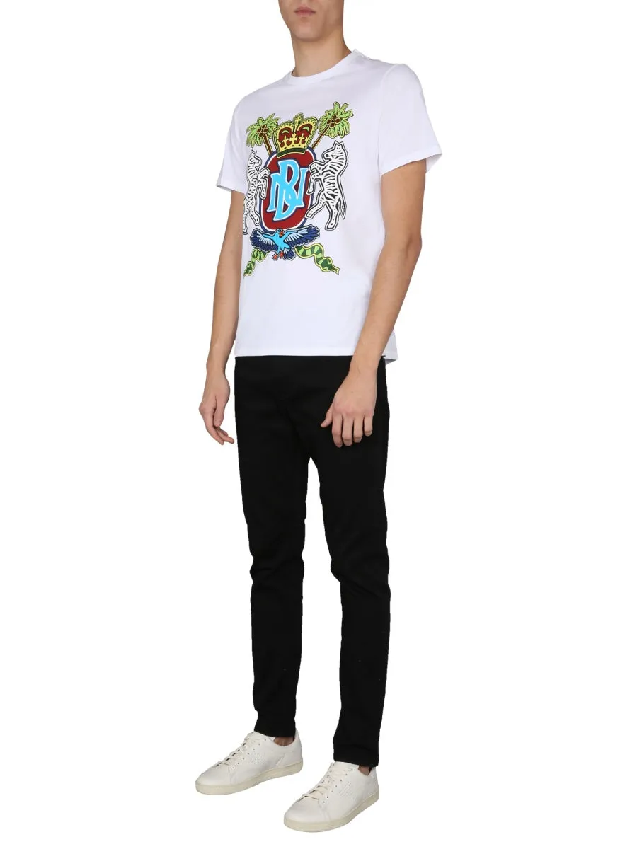 Neil Barrett Coat Of Arms Graphic Print T-Shirt