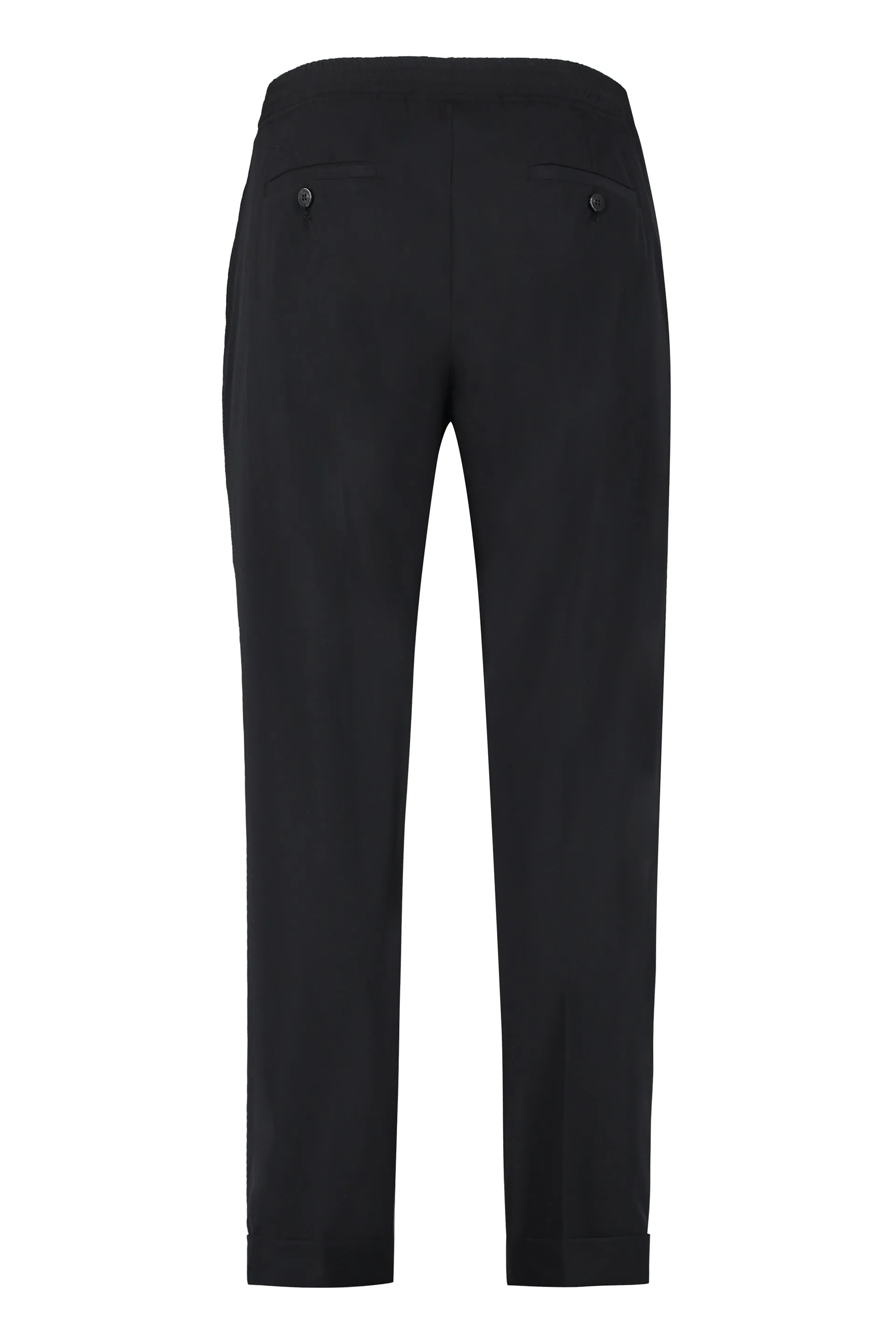 Neil Barrett Elasticated Waistband Cropped Tailored Pants