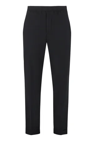 Neil Barrett Elasticated Waistband Cropped Tailored Pants