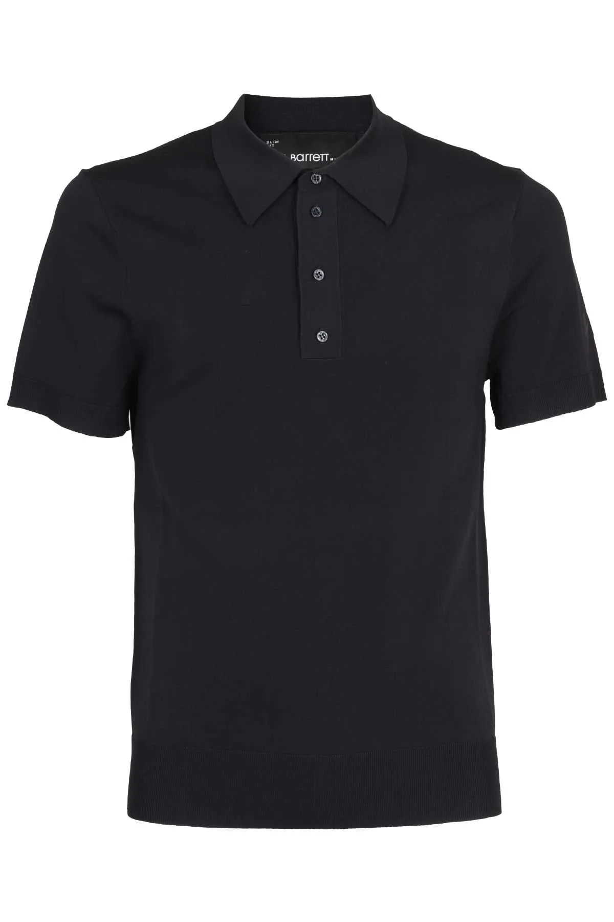 Neil Barrett Logo Debossed Buttons Polo Shirt