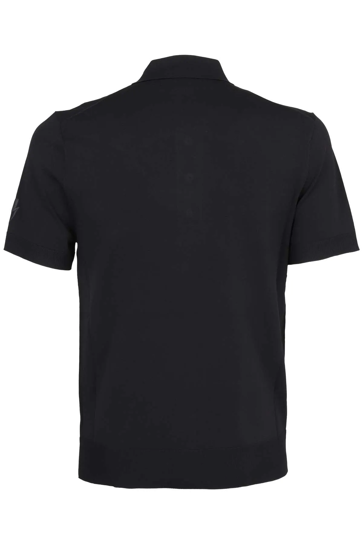 Neil Barrett Logo Debossed Buttons Polo Shirt