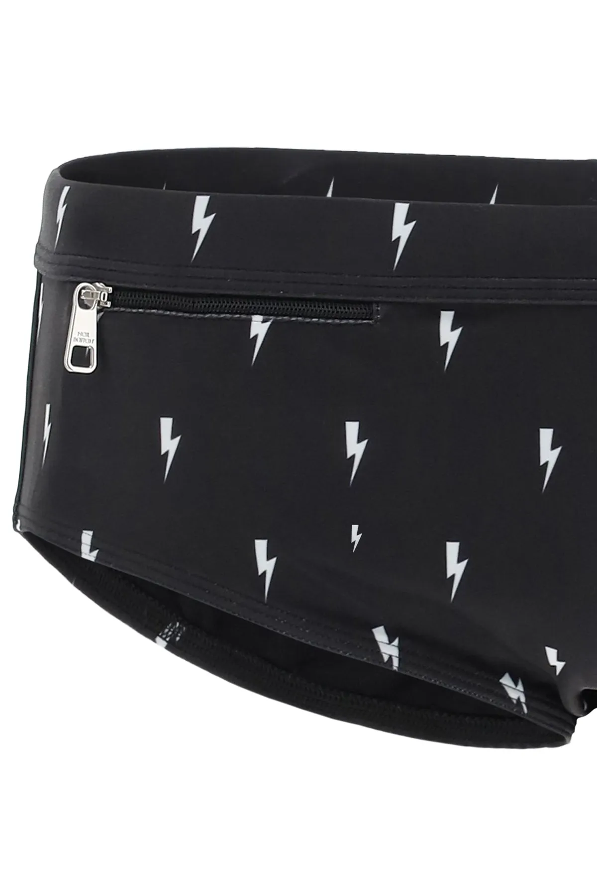 Neil Barrett Thunderbolt Print Swim Briefs
