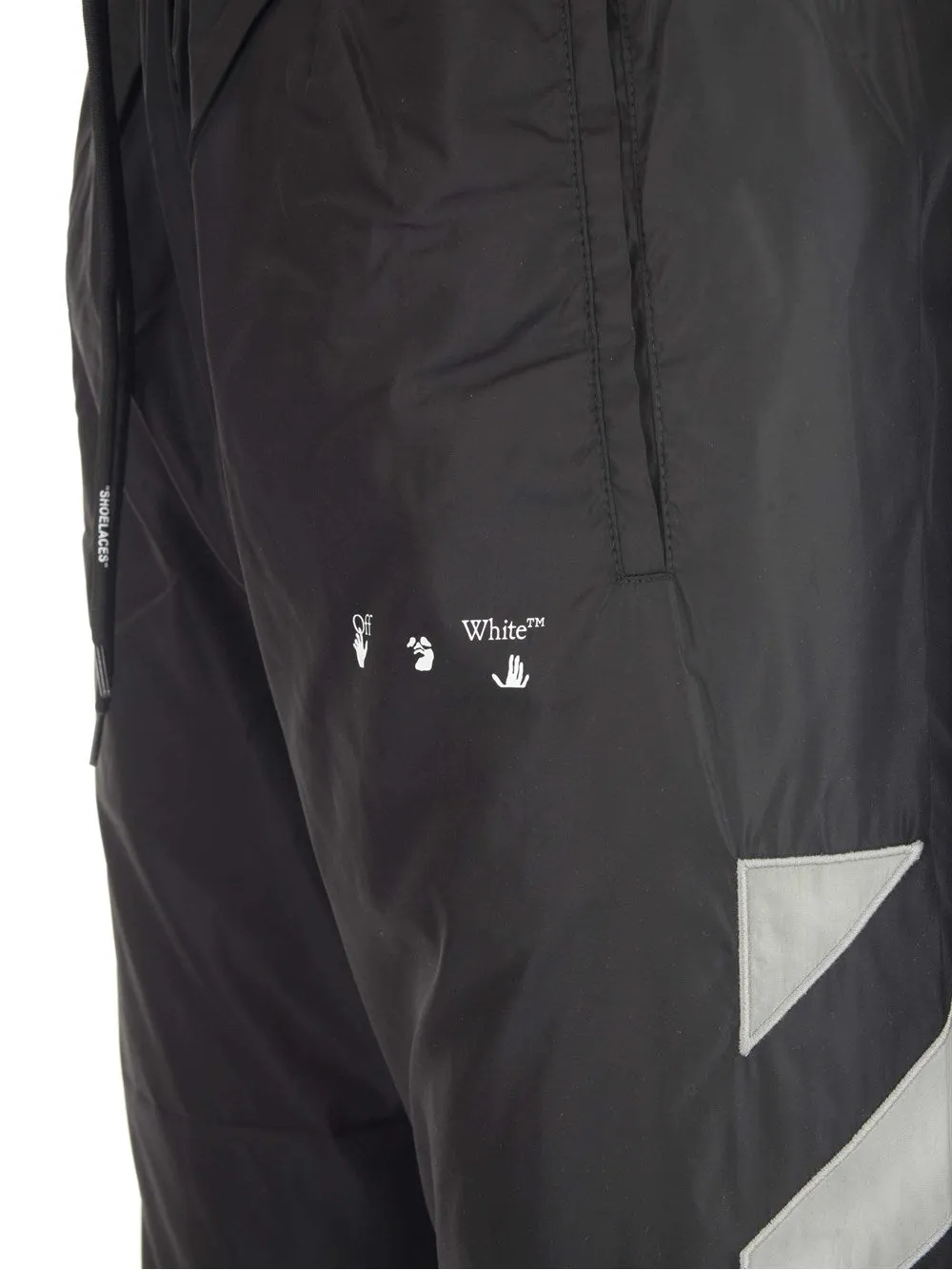 Off-White Diagonal Print Track Pants