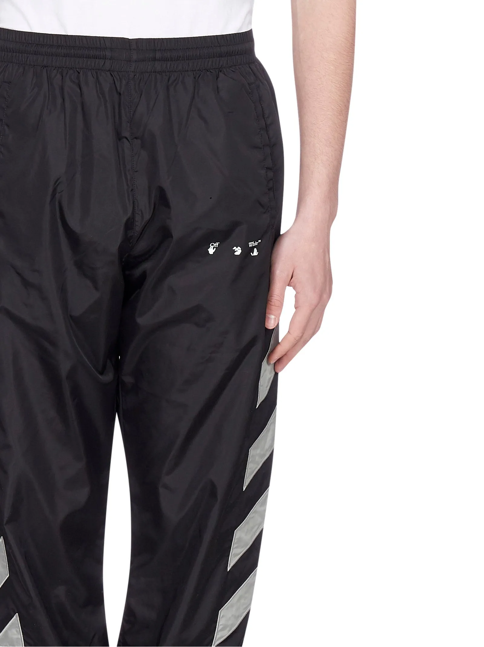 Off-White Diagonal Print Track Pants