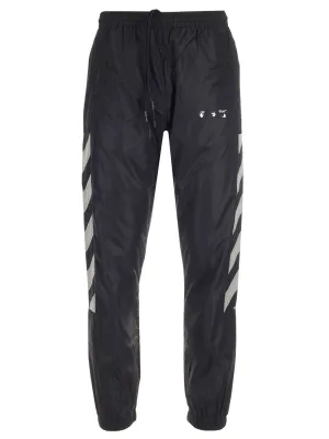 Off-White Diagonal Print Track Pants