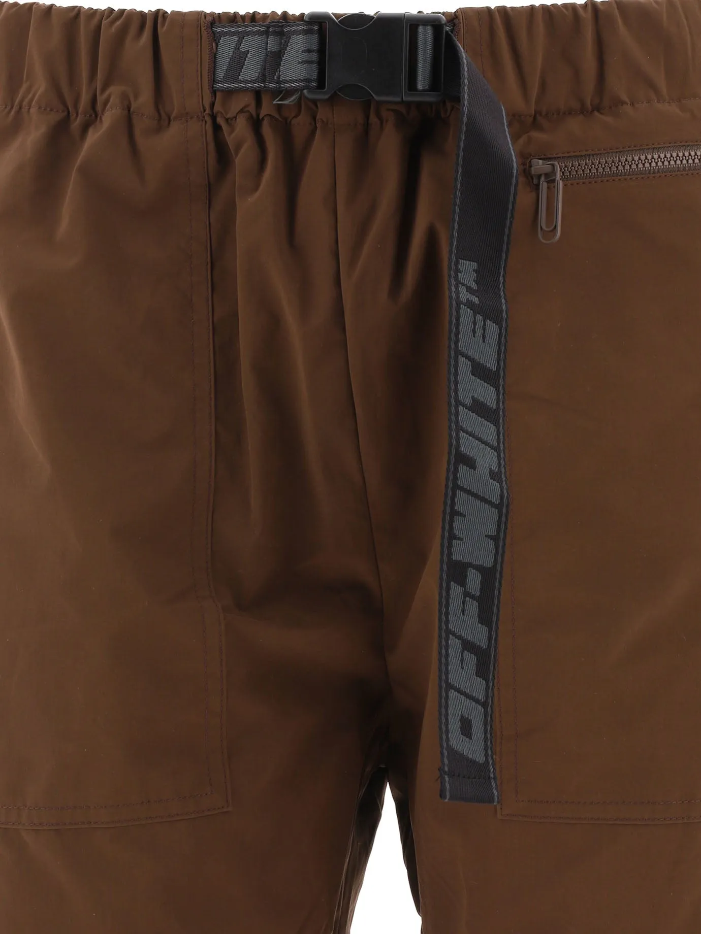 Off-White Industrial Belt Straight-Leg Pants