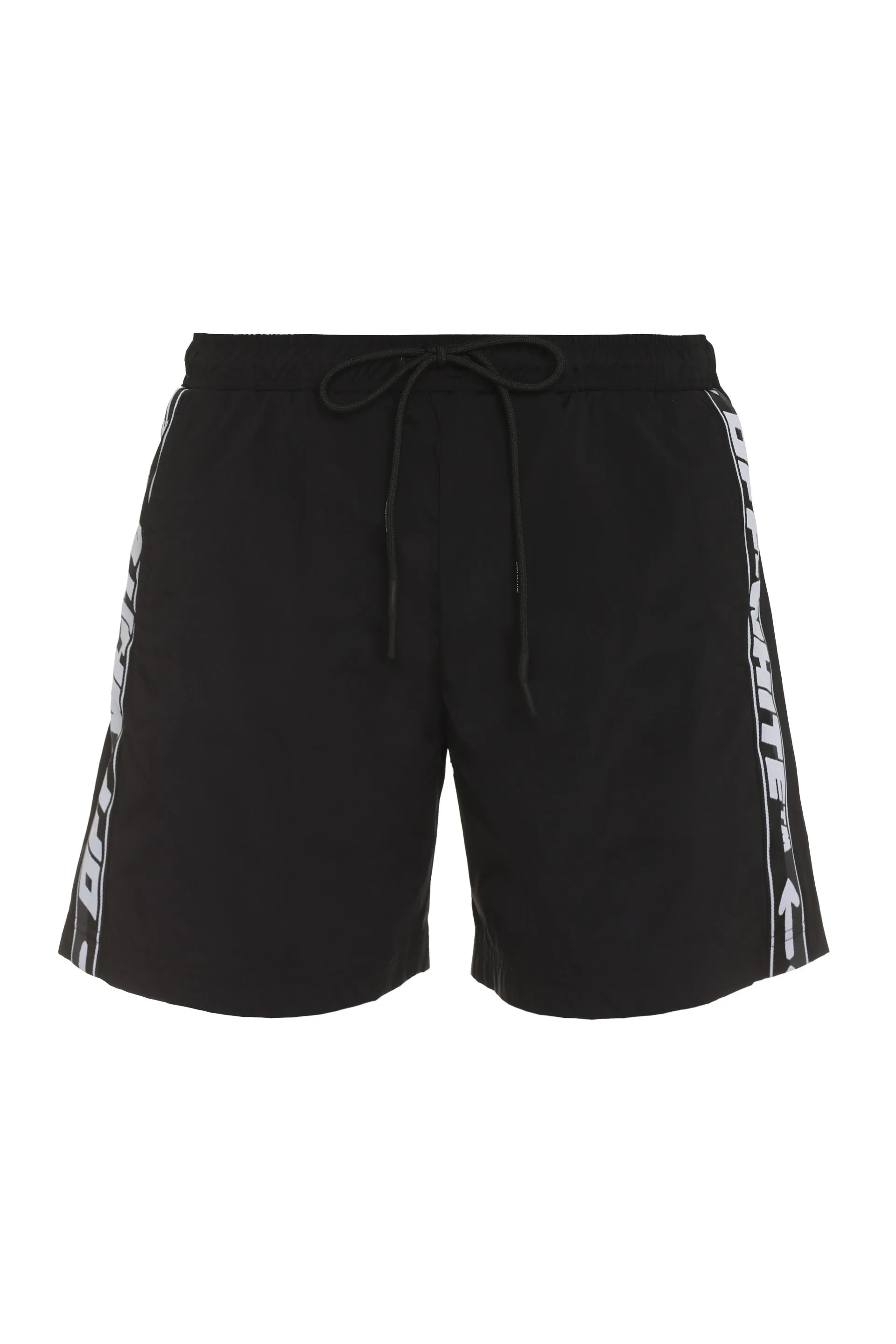 Off-White Logo Detailed Drawstring Swim Shorts