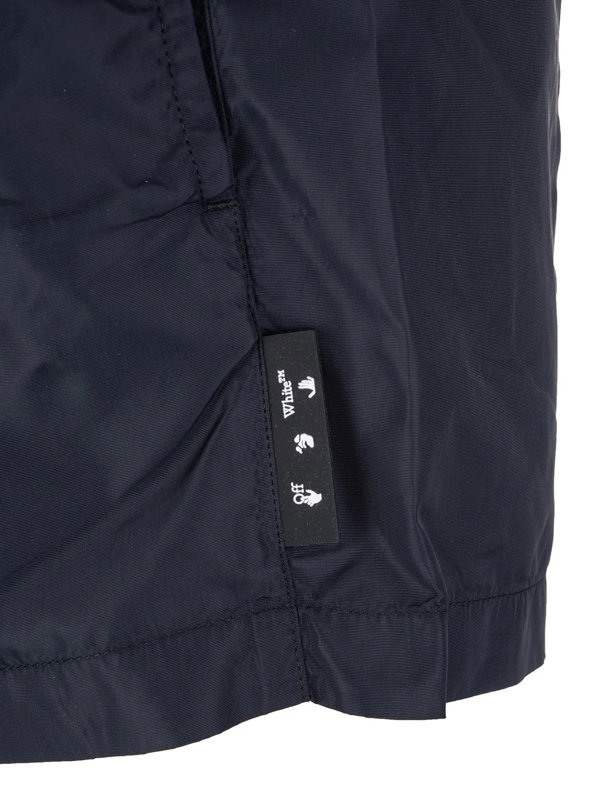 Off-White Logo Patch Swim Shorts