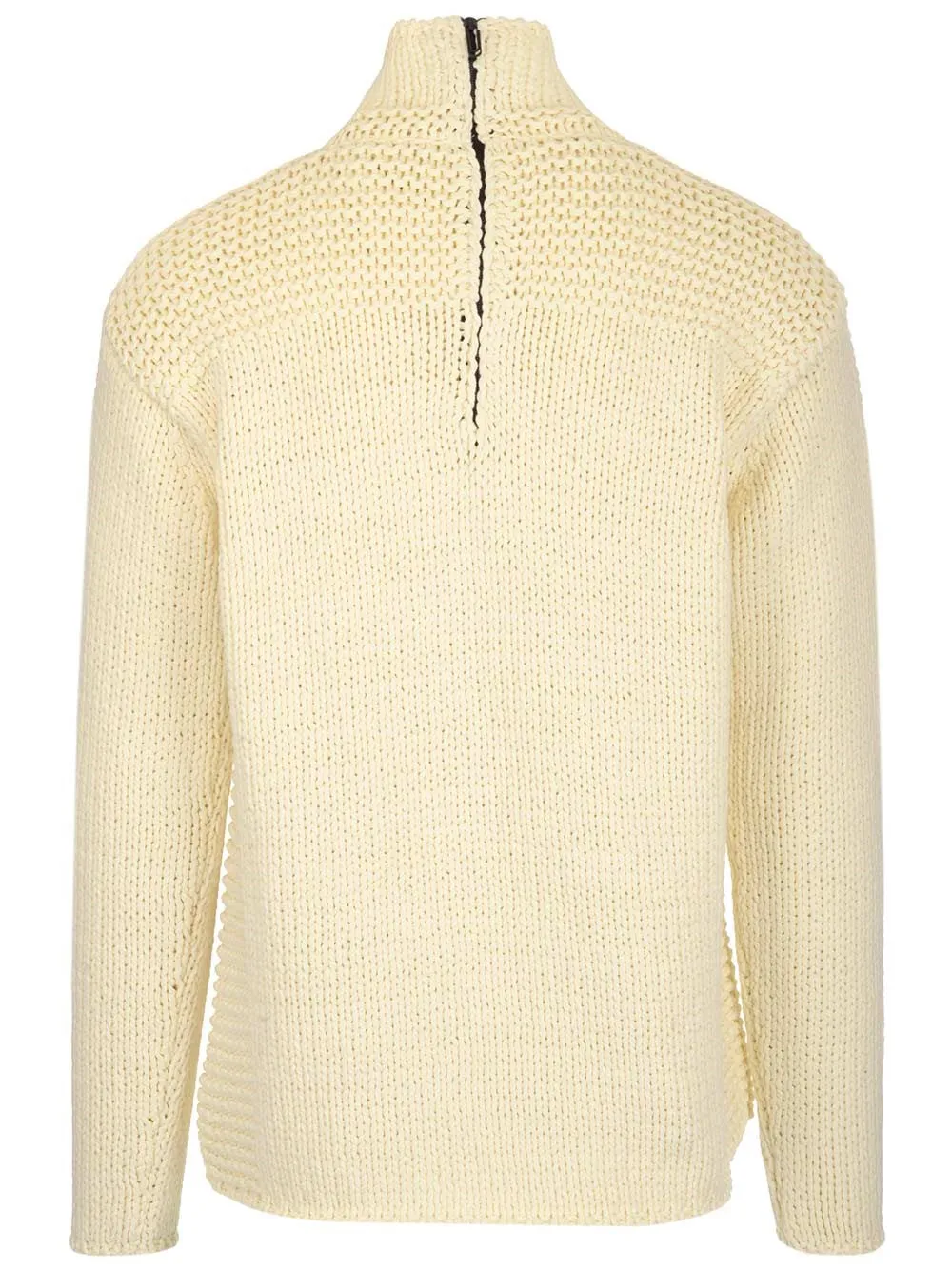 Off-White Nail-Embellished Ribbed Sweater