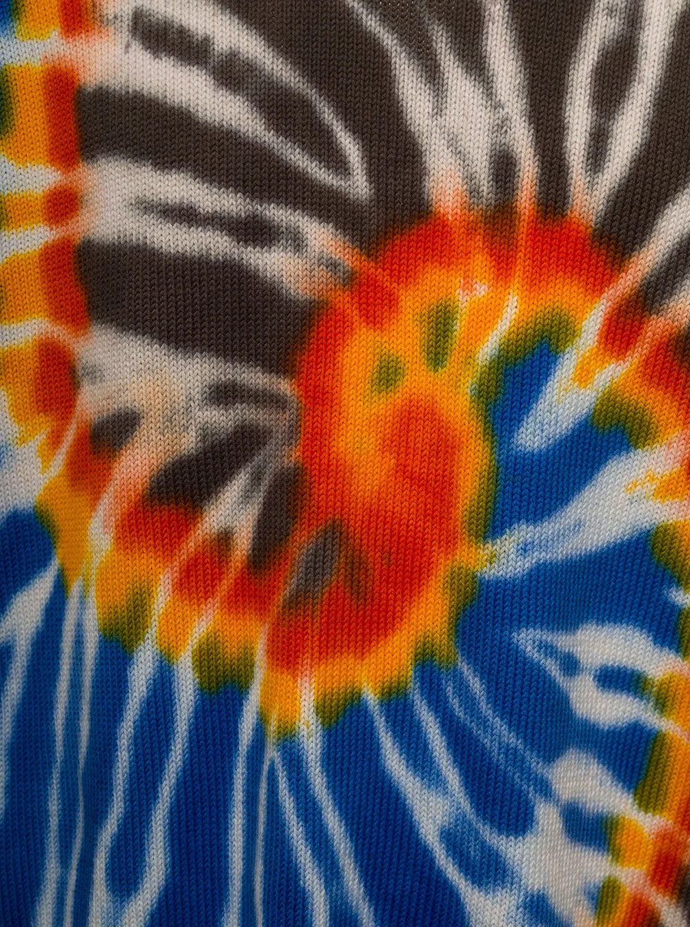 Off-White Tie-Dyed Knitted Crewneck Jumper