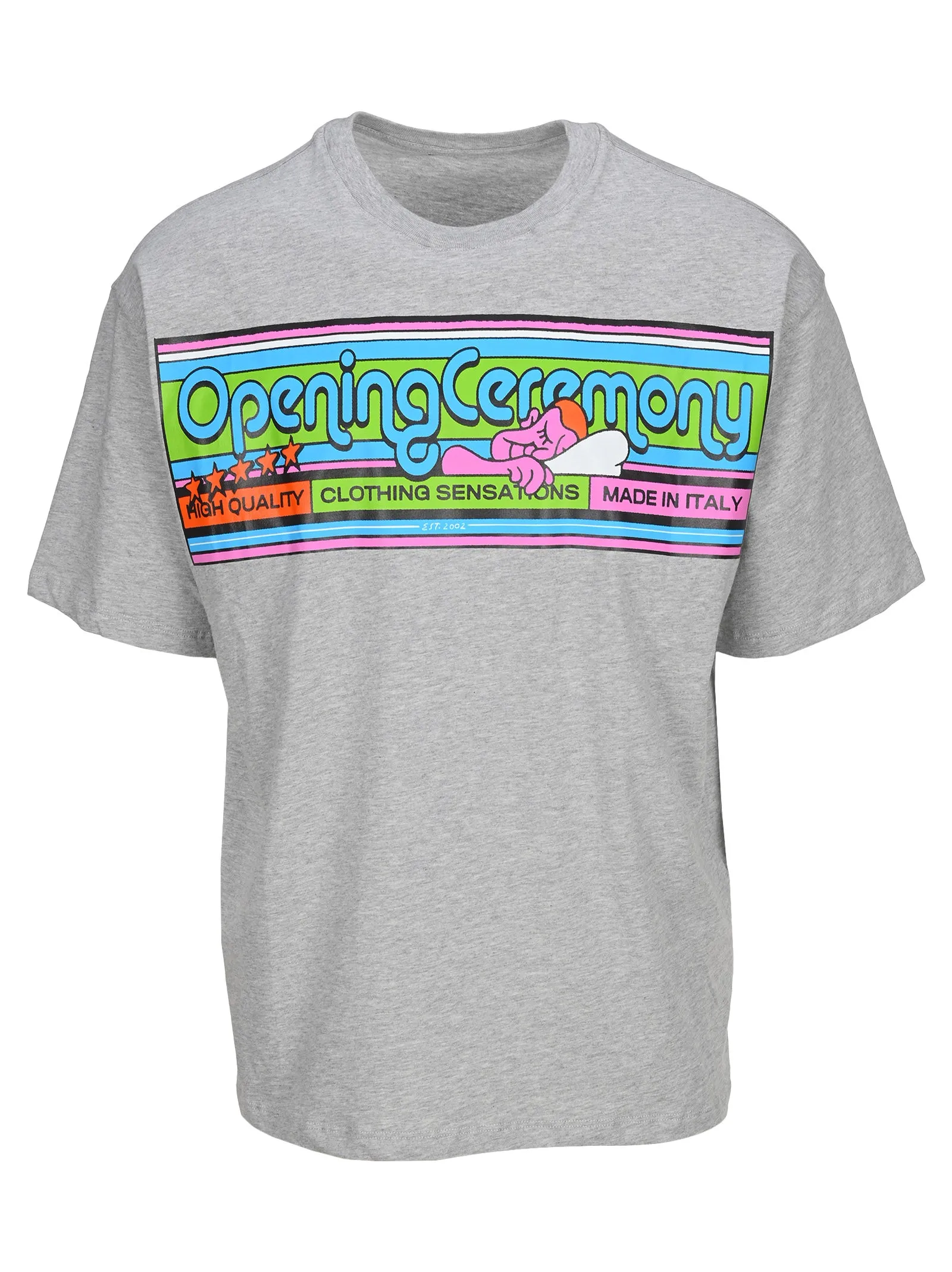 Opening Ceremony Cartoonish Logo Crewneck T-Shirt
