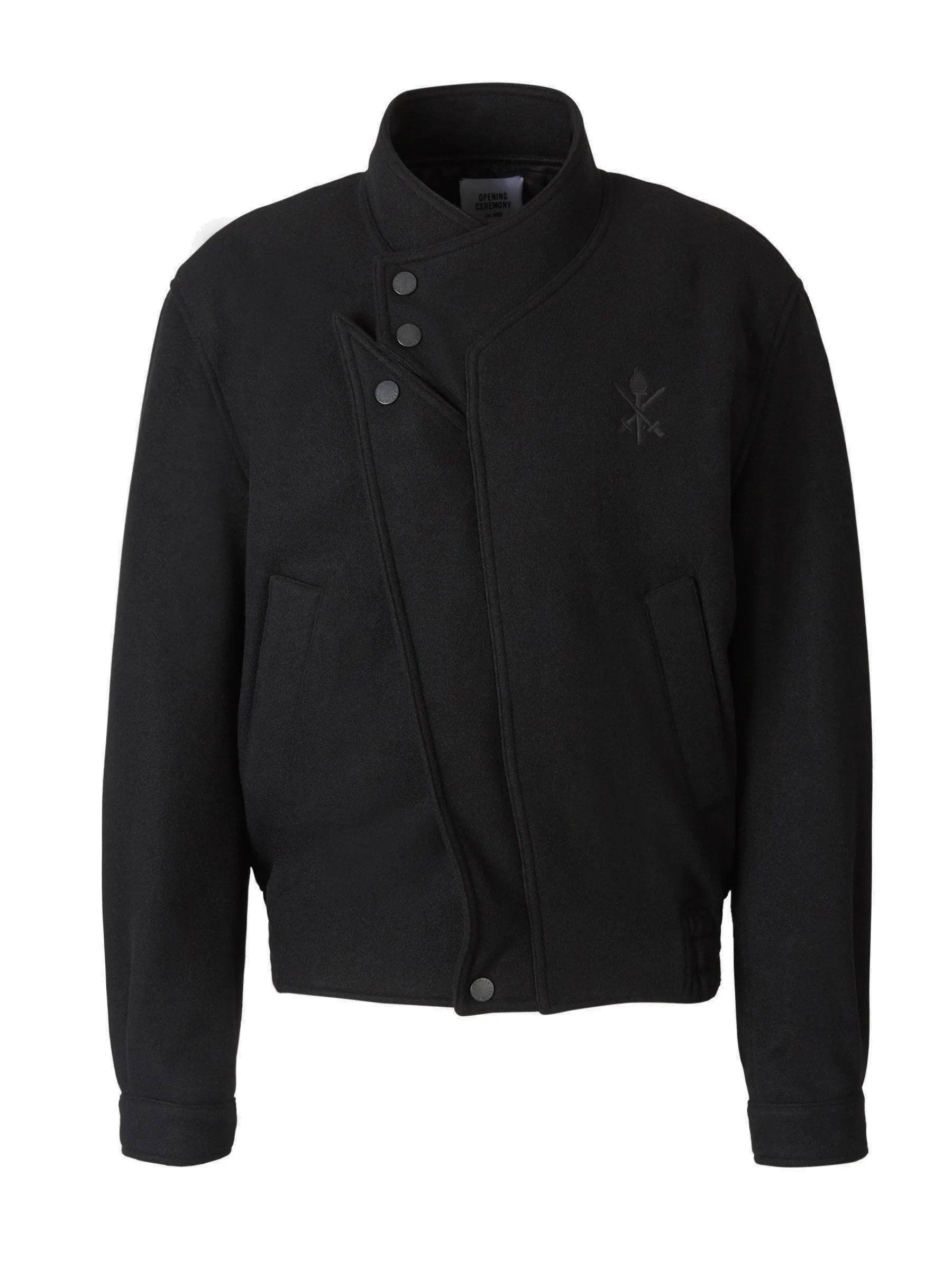 Opening Ceremony High Neck Oversized Bomber Jacket